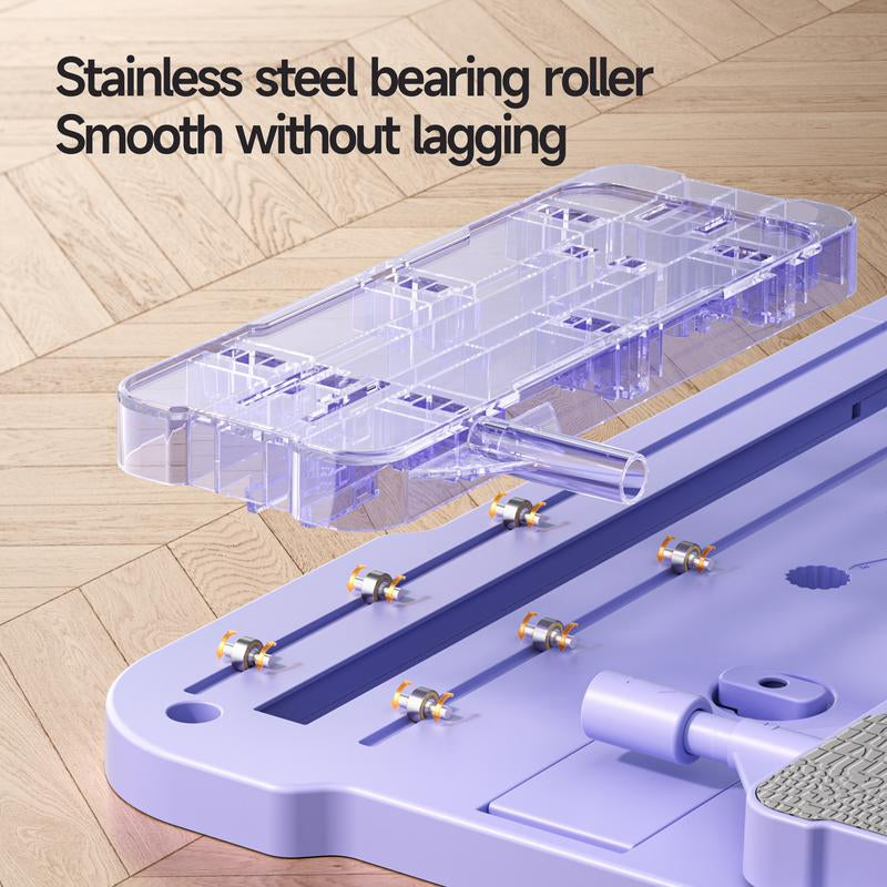 All-In-One Pilates Board | Foldable Home Ab & Core Trainer with Resistance Bands | Full Body Workout Equipment